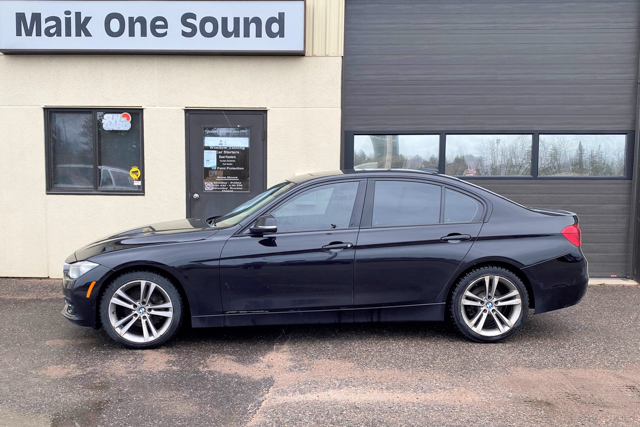 2016 BMW 320i with professional window tint in North Bay